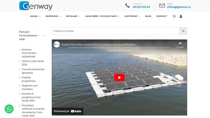 Genway Romania – Sisteme fotovoltaice rezidentiale si comerciale, interfoane, supraveghere video, control acces si automatizari.