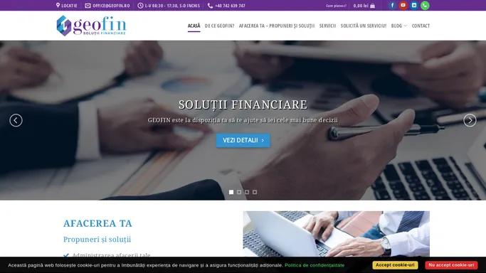 Geofin - Solutii financiare