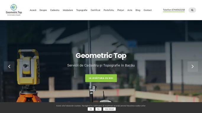 Geometric Top - Servicii de Cadastru si Topografie in Bacau