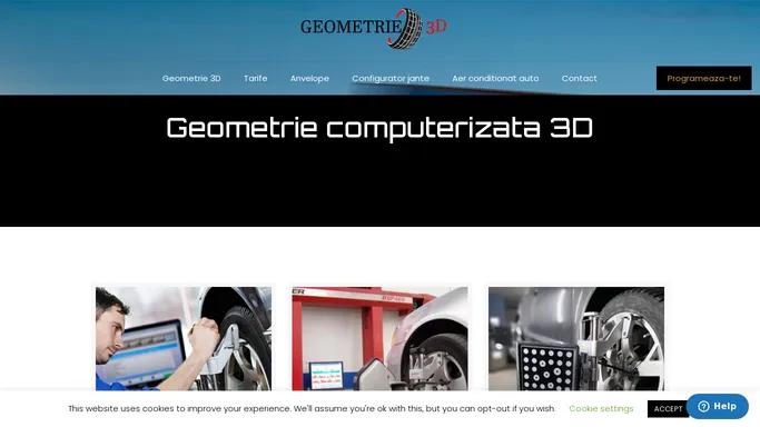 Geometrie roti 3D – Cu noi conduci in siguranta! Geometrie 3D