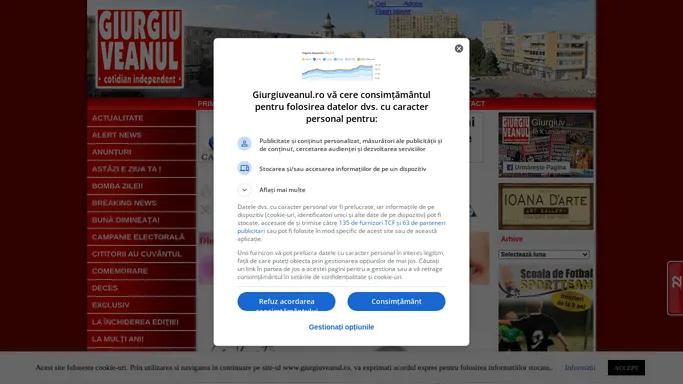 Giurgiuveanul.ro – ziarul giurgiuvenilor, stiri din giurgiu, giurgiu news