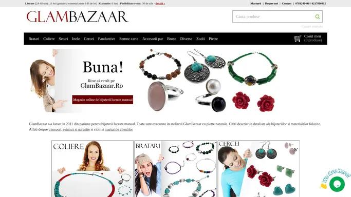 GlamBazaar - bijuterii handmade: cercei, bratari, coliere si inele