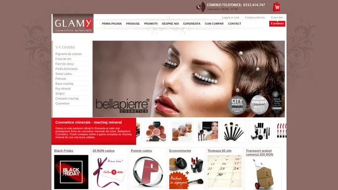 Magazin cosmetice minerale - machiaj mineral Bellapierre | Glamy.ro - comanda online