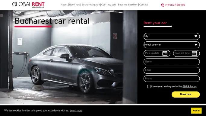 Bucharest car rental - Global Rent