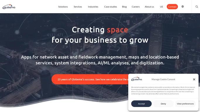 Globema | Creating space for your business to grow.