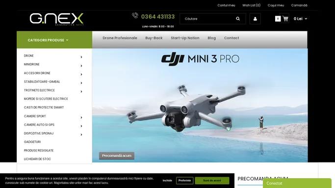 Gnex - Drone | Camere Sport | Transport Electric | Camere Auto