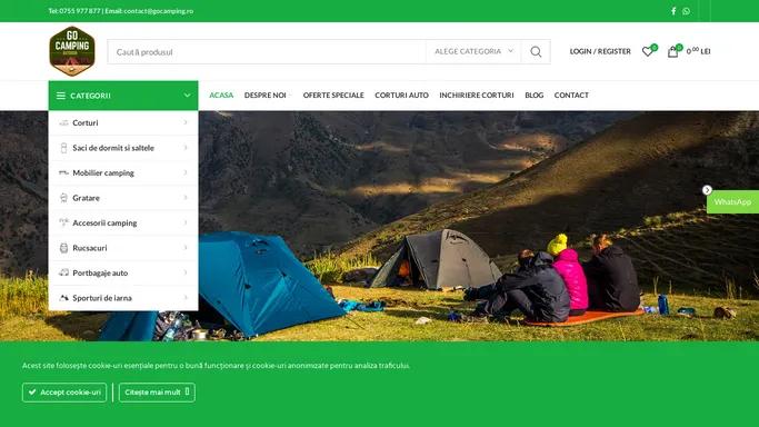 Camping - Corturi Auto - Accesorii Camping • GO CAMPING