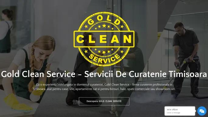 Gold Clean Service | Firma Curatenie Timisoara