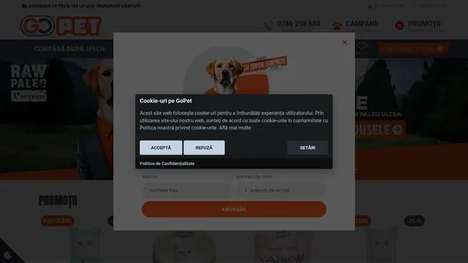 Hrana premium caini si pisici – Vet Expert & Raw Paleo | GoPet