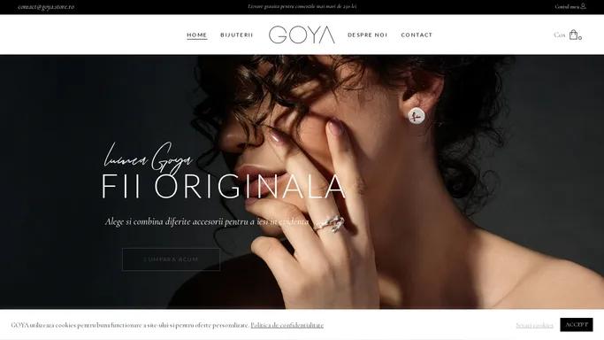 GOYA • Bijuterii minimaliste premium, realizate manual in editii limitate