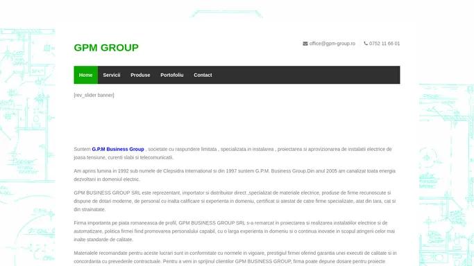 GPM GROUP – GPM