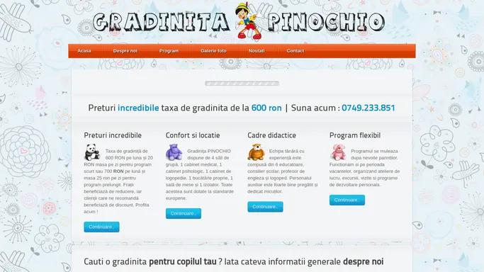 Gradinita Pinochio Bacau