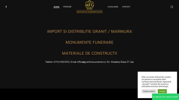 Monumente funerare din granit Iasi – –