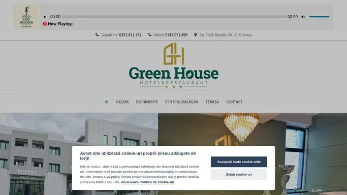 Hotel Restaurant Craiova - Green House
