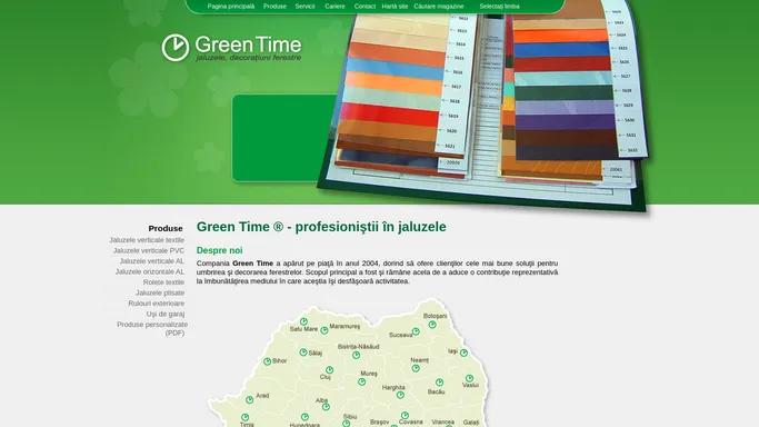 Jaluzele verticale textile si jaluzele verticale PVC | Green Time