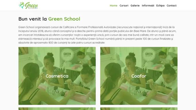 Cursuri de calificare, specializare | Green School