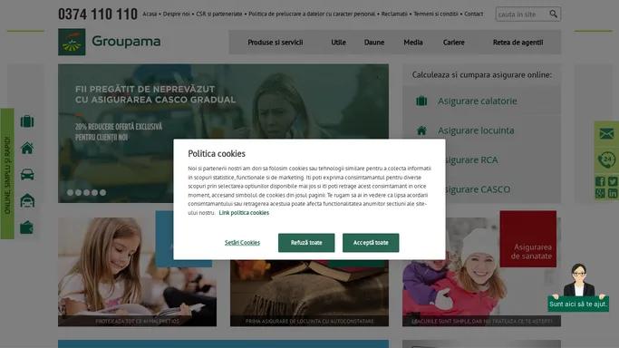 Groupama | Asiguram tot ce conteaza pentru tine