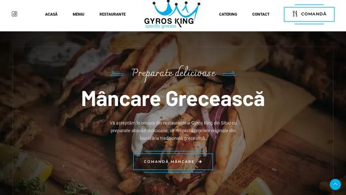 Restaurant Gyros King Sibiu / mancare greceasca, recomandari meniu si comanda online – mancare greceasca, recomandari meniu si comanda online