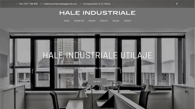 HALE INDUSTRIALE UTILAJE