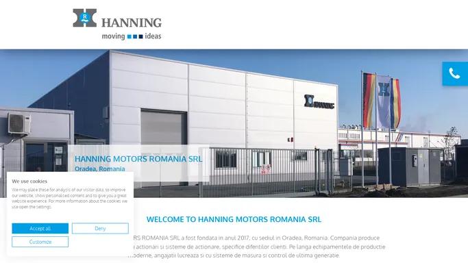 HANNING MOTORS ROMANIA SRL | Subsidiary of HANNING ELEKTRO-WERKE GmbH & Co. KG