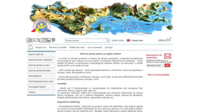 Hartideperete.ro | Harti direct de la producator