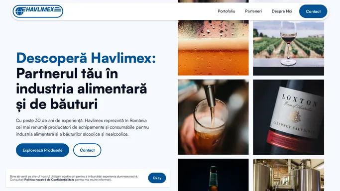 Descopera Havlimex: Partnerul tau in industria alimentara si de bauturi