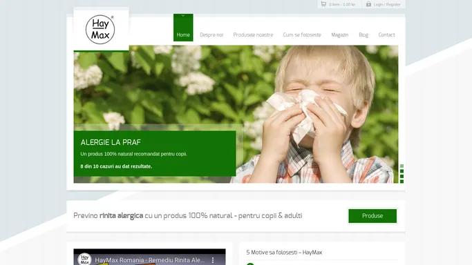 Rinita Alergica – HayMax Romania