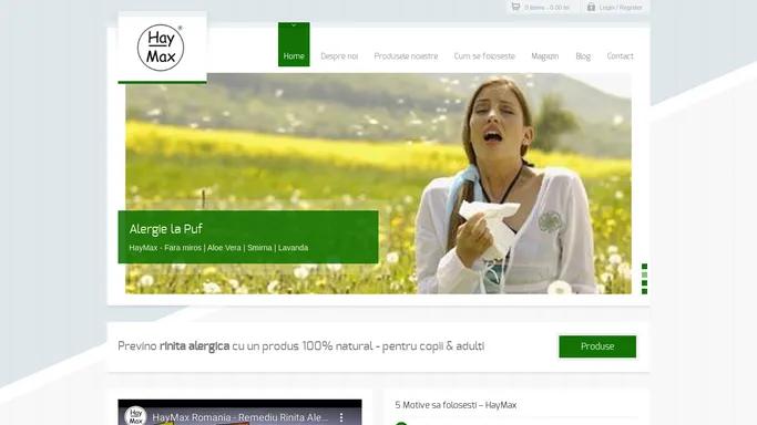 Rinita Alergica – HayMax Romania