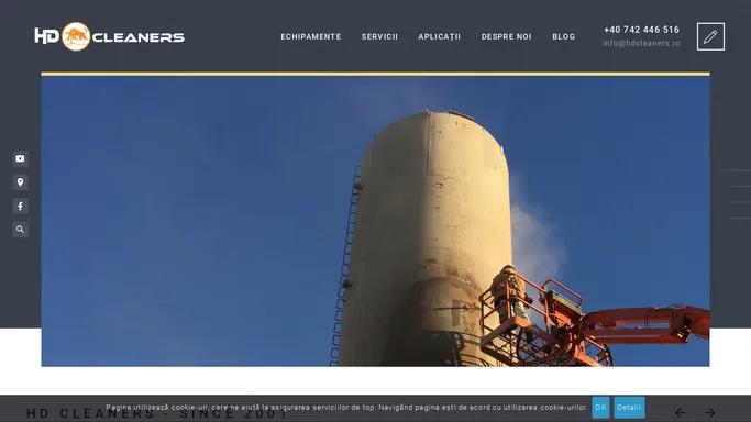 HD Cleaners • Echipamente & Servicii de Curatare Industriala
