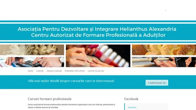 Cursuri formare profesionala - helianthus.ro