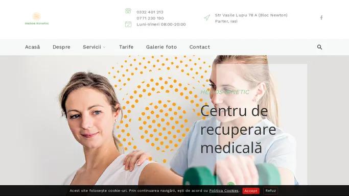 Centru recuperare medicala, fizioterapie si kinetoterapie - Helios Kinetic
