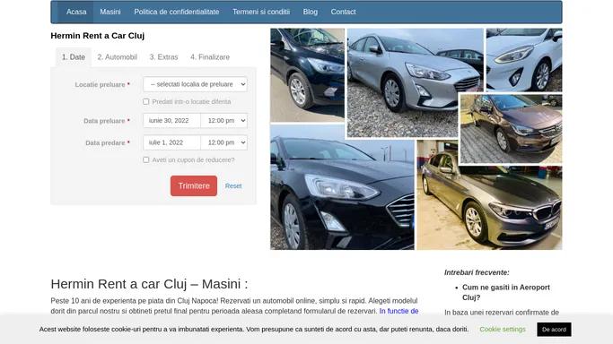 Hermin Rent a Car Cluj - Inchirieri auto in Aeroport - Masini de inchiriat