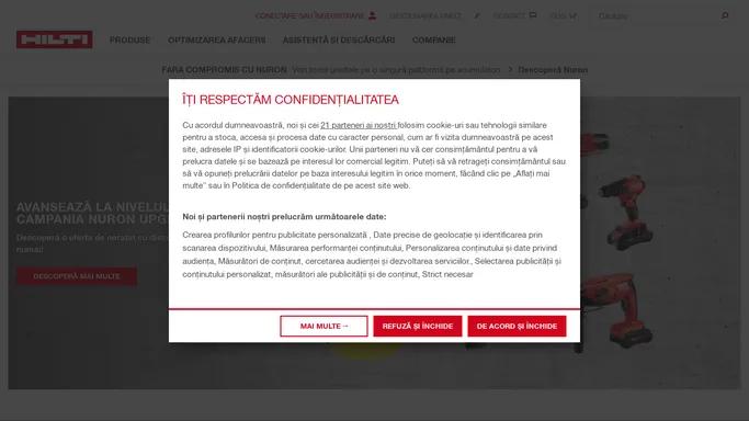 Homepage - Hilti Romania