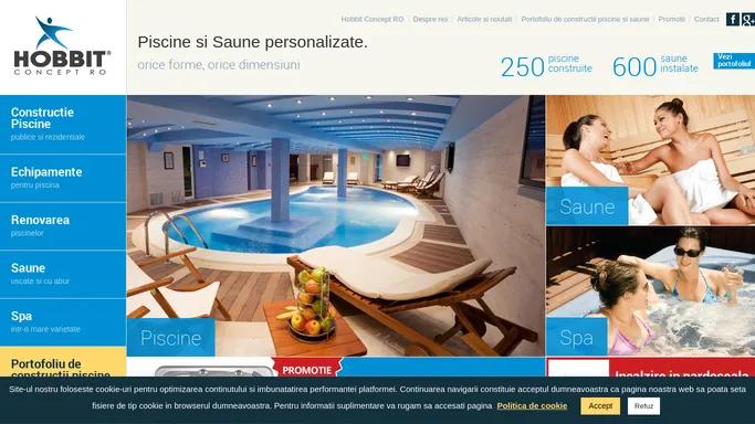 Constructie Piscine, Saune si Spa-uri Personalizate | Hobbit Concept RO