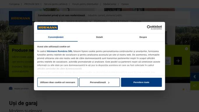 Usi de garaj, usi de intrare in casa, usi de interior | Hoermann