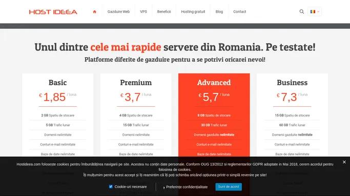 Hostideea – Hosting premium la preturi basic