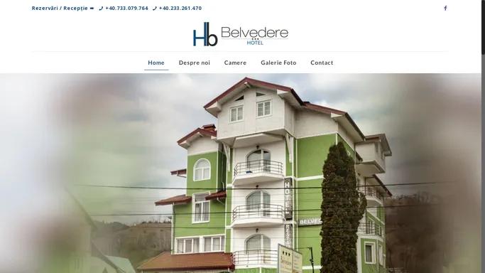 Home - Hotel Belvedere - Cazare Piatra-Neamt