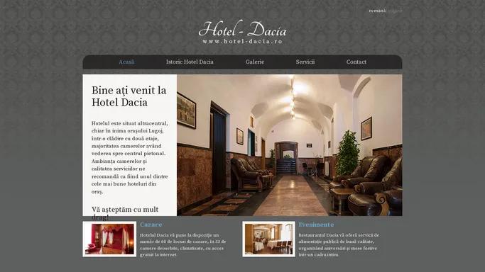 Hotel - Restaurant Dacia | Cazare in Lugoj