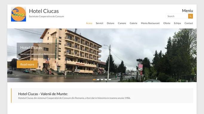 Hotel Ciucas – Societate Cooperativa de Consum