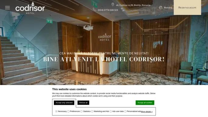 Ospitalitatea este o arta | Hotel Codrisor