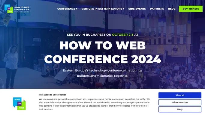 How to Web Conference 2024 | October 2-3 - How to Web Conference