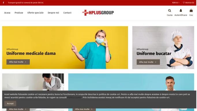 HPlusGroup - Uniforme medicale de calitate la preturi avantajoase