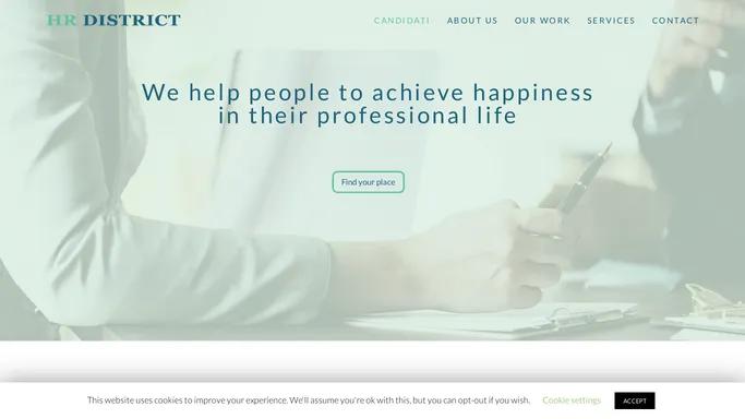 HR District – We help people to achieve happiness in their professional life