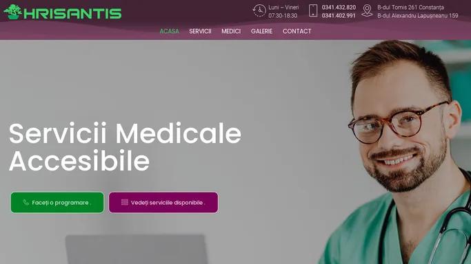 Hrisantis – Servicii Medicale Accesibile