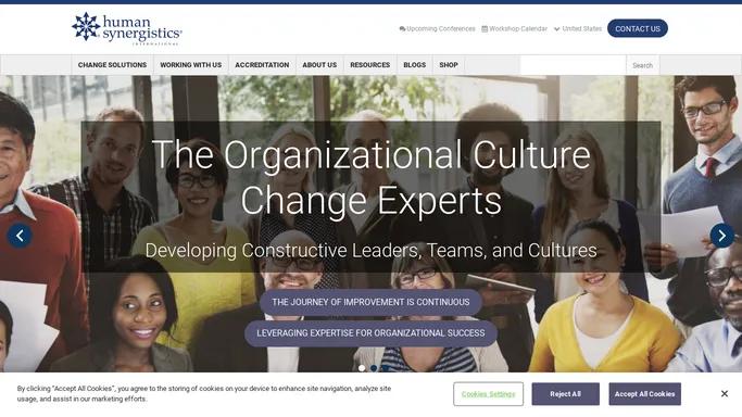 Organizational Culture Change & Leadership | Human Synergistics