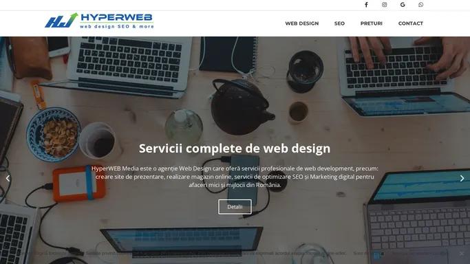 Agentie de Web design - Creare site web & SEO • HyperWEB