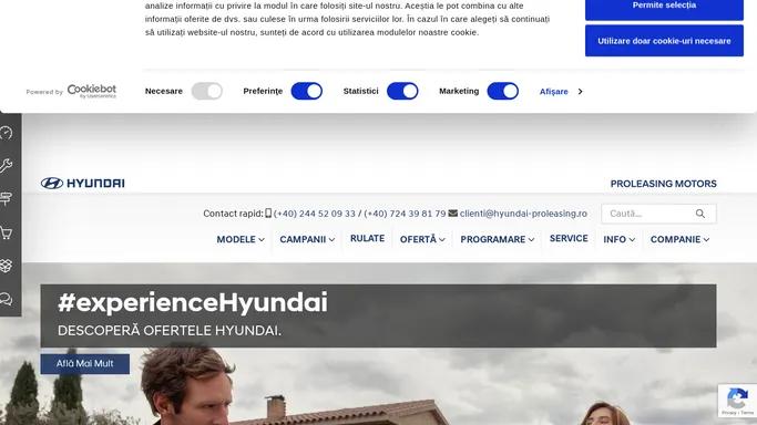 Bine ai venit - Hyundai Proleasing Motors