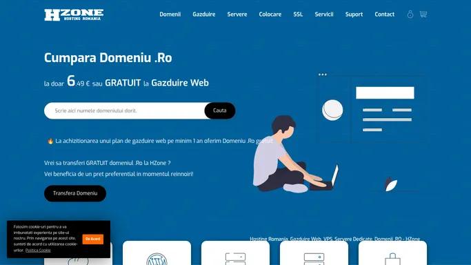 Hosting Romania, Gazduire Web, VPS, Servere Dedicate, Domenii .RO - HZone