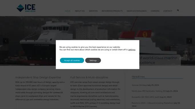 ICE: Europe's largest independent ship design group