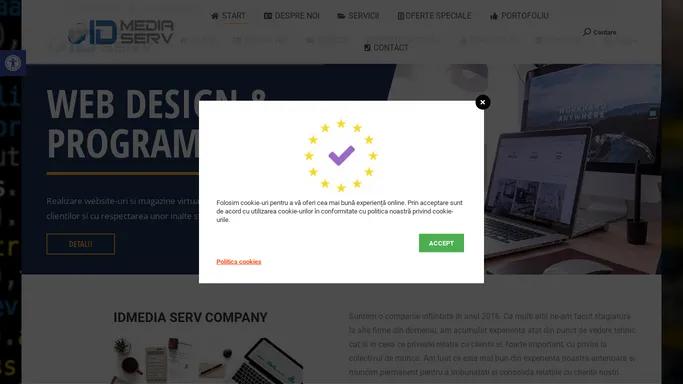 IDMedia Serv Company – Servicii complexe de web design